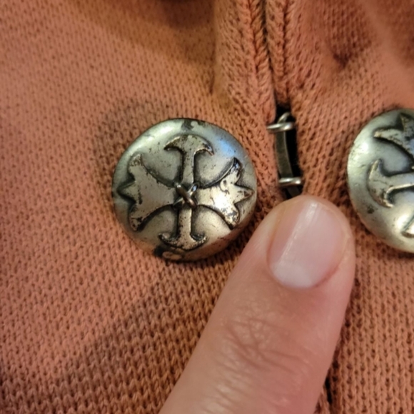 Bebe Cropped Button Military Blazer Jacket Pink/Mauve - Picture 4 of 9